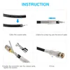 5 stcs/10 stcs BNC JR-B25 Male soldeerloze BNC-connector voor beveiligingscctv-camerasysteem Wired CCTV Camera Security System Kit