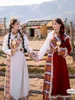 Vêtements ethniques Tibetan Men and Women Noble Robe Po Tibet Tourism Minority Style Dance Performing Costumes
