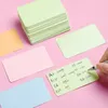 95pcs/caixa colorido cartão de papel kraft em branco mensagens de negócios Aprendizador de aprendizado