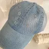 Visors Corée Kawaii Baseball Hat de denim Tissu de diammasse Femmes diamants diamants