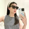 Designerin Celiene Sonnenbrille Frau Brille Populäre Sonnenbrillen Celinr Brille Ovaler Rahmen Personalisierte Instagram Trendy großer Rahmen rosa Sonnenbrille UV -Widerstand