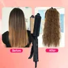 Hair Crimper Iron Fluffy Hairstyle Curling Corrugation Curler Ceramic Crimping Irons Electric Waver Styler 240423