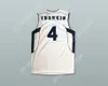 اسم مخصص اسم رجالي الشباب/الأطفال Yushkin 4 قبل الميلاد أوديسا أوكرانيا أوكرانيا أبيض لكرة السلة القميص Top Scitched S-6XL