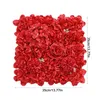 Fleurs décoratives Pink Silk Rose Flower Mur artificiel pour la décoration de mariage Babyshow Christmas Home Detarp Decor