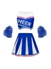 Cheerleading mundure damskie seksowne ubranie puszyste cheerleaderek muzyka muzyka impreza uczeń Bożego Narodzenia 240425