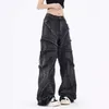 American Baggy Jeans Spider Web Ragged Edge Mens Design Explosive Street Loose Casual Pants