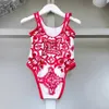 High End Childrens Mssayon de maillot de bain Factory Wholesale 2024 Summer Girls One-Piece Swimsuit Childrens Suspender Bikini Swim Wear 240422