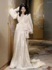 Partykleider Harajpee chinesischer Stil Morgen Kleid Braut Toasting Engagement Light Luxus Nische weiße Fairy Taille Cinching Vestido