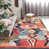 American Retro Colorful Carpet Ethnic Style Böhmen Rugs Geometric Living Room Bedroom Carpet Kids Soft Floor Mat Parlor Custom 240422