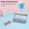 Opbergtassen pc masker tas kleine doek draagbare clip reiscollectie maskers lippenstiftweefsels visitekaartjes organisator