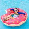 Aufblasbarer Donut Schwimmring Riese Pool Float Sommer Outdoor Aktivitive Strand Party Schwimmbad aufblasbare Matratze Wasser 240426