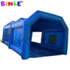 Voller Set 8x4x3m grau/weiß/blau/gelb/lila aufblasbarer Sprühfarbe Backkabine Riese Automalraum Kabine Zelt zu verkaufen