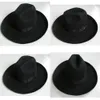 Volwassen X053 100% wol top export origineel blad israëlische hoed gevoeld met grote dakranden 10cm riem wollen fedora hats194q en s194q originele kwaliteit