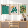 Scandinave Simple Wall Art Résumé Matisse Tropical Greens Flower Market HD PEINTURE AFFICHE HOME CHAMBRE DÉCOR DÉCOR DE SOIX ROI 240424