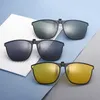 Дизайнерские солнцезащитные очки 2024 Новая модная мужчина и женские большие рамы TR Поляризованные солнцезащитные очки зажигают