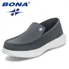 Chaussures décontractées Bona 2024 Modèle confortable et durable pour hommes Sole Sole Designer Designer Activités de plein air Marche