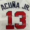 2024 City Connect Baseball Jerseys Austin Riley Ronald Acuna Jr. Ozzie Albies Matt Olson Sean Murphy Eddie Rosario Brave Max Fried Marcell Ozuna