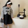 Zestawy odzieży chińskie sukienki dla dziewcząt na wiosnę modne i modne kurtki w stylu zachodnim dla dzieci spódnice księżniczki