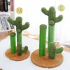 Chat grattant post cactus Cat gratteur avec 3 poteaux grattant et balle interactive pendante