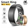 För Android iOS Smart Ring Real Heart Teonagers Rostfritt stål Ring Simning Vattentät smart Ring för smyckesgåva 240422