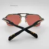 Mode-Sonnenbrille für Männer Frauen Sommer Silverton Designer handgefertigt halbrimretro Gläser Stil Anti-Ultraviolett Dicke Metallquadratrahmen Zufallsbox