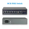 Webcams Techage 4ch 8ch 52v Network Poe Switch for Ethernet Ip Camera&wireless Ap&cctv Camera System, with 10/100mbps Ieee 802.3 Af