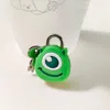 Cartoon PVC Doll Lock Metal Mini Padlock Creative Cute Safety Anti-Theft Luggage Lock Children's Gift