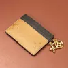 24SS Women's Luxury Designer Pocket Card Holder Wallet Clip Classic Floral Handbag Classic Interior Slot Pocket Ladies Pass Pocket UVBM