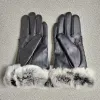 Autumn Winter Women's Genorine Welves Genues al 100% Rex Rabbit Fur, vera pecora di pelle di pecora design di prua