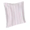 Подушка розовые полосы минималистская наволочка печать полиэфирная крышка декор корпус квадрат 45 45 см.
