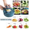 Cutter vegetale per insalata multifunzionale utensili per canottici manuale di carota shredder cucina cucina utensili vegetali 240422