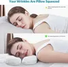 Memory Foam Face Relaxed Wrinkle Prevention Anti Aging Anti Wrinkle Beauty Bed Pillow 240424