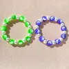 Les bracelets à charme sont juste à la mode du yin yang perles de perles de perles pour femmes filles coloré en polymère d'argile Bracelet Bijoux de fête