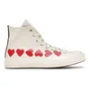 Moda lat 70. All Star Casual Canvas Buty Red Heart Mens Designer Buty Women Sneakers Grey Chuck 70 Taylor Platform Black White High Low Sport Treners Dhgate