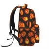 Skolväskor Halloween Pumpkins 3D -tryckväska Set för tonåringflickor Primär barn ryggsäck bok barn bokväska satchel