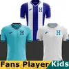 2024 Drużyna narodowa Honduras Męskie koszulki piłkarskie lozano Elis Arriaga Pereira Quioto Palma Home White Away 3rd Football Shirt krótkie mundur z krótkim rękawem