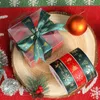 5yards 1 pollice 25 mm di nastro natalizio nastro in poliestere natalizio per design fatto a mano Decorazione natalizio imballaggio regalo fai -da -te 240426