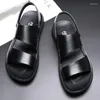 Sandalen Sommerrutschen Männer nicht rutschfeste Schuhe Unisex Badezimmer Slipper bequemer Strandflip Flop Weiche Innengröße 38-44