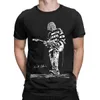 Męskie koszulki Kurt Cobain gitara męskie T-koszulki Krótka koszulka Crewneck T-shirt 100% Cotton Classic Clothing T240425