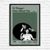 10 Things I Hate about You Movie Poster 90s Classic Films Canvas Painting HD Print Wall Art Picture for Living Room Home Decor 240424