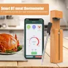 98 -футовый беспроводной мясной термометр Bluetooth Meat Progend Водонепроницаемый для кухни кухни для барбекю -гриль -курильщики управление пищевым термометром 240415