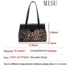 Tas luipaard bedrukte draagtassen voor vrouwen hoge capaciteit schouder luxe pu lederen dames handtassen casual grote shopper