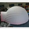 Outdoor Activities 8mD (26ft) With blower Inflatable Igloo Dome Tent with led light White Structure Workshop for Event Party Wedding Exhibition Business Congress