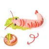 Baby Bath Toys New Montessori Simulation Animal Magnétique Player House Fish Crevettes Crabe Sashime Sashimi Pouet en bois