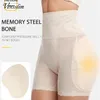 Donne vessliminate Hip Enhancer Body Body Botton Sollit Sollewear cuscinetto addestratore ad alta cintura Film Tummy Control Mandelli 240426