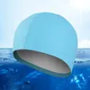 Упругое водонепроницаемое PU Covert Swim Caps Swim Bool Bool Unisex Swim Hats бесплатно размер мужчина женские уши защита уши плавание серебряное розовое 240426