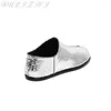 Casual Shoes Tabi Calf Leather Silver Flat Women's Split Toe Grunt Loafers Handgjorda spegel Damer 2024 Stil