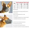 Hundkläder 3/6 st/låda mjukt ansikte Pet Mask Respiratory Cotton Mouth Filter Anti Dust Gas Pollution Mune Anti-Fog Haze Masks For Dogs