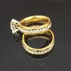 Обручальные кольца 1 пара 5 -мм титановых хрустальных свадебных кольца кольца из нержавеющей стали для женщин свадебные аксессуары с CZ