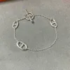 Ny ankomst 925 Sterling Silver Bangle for Women Charm Armband Cuff